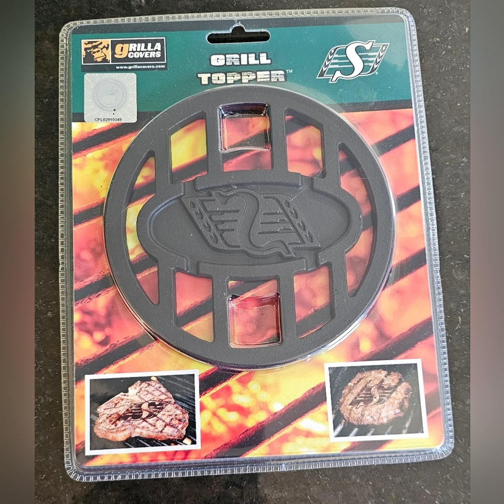 **New**Saskatchewan Rough riders Grill topper